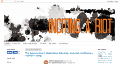 Desktop Screenshot of incitingariot.com